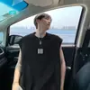 Ropa de Verano para Hombre Marca de Moda Chaleco Deportivo Holgado Sin Mangas Versátil Camiseta Capa Base Baloncesto Deportes