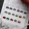 K9 Brilhante 6*8 Ângulo Reto Açúcar de Gelo Diamante Bola Empilhável Strass Produto Acabado Luxo Leve Usável Acessórios para Nail Art Estilo Luxo Leve
