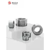 Acero Inoxidable 304/316 Rosca Hembra Base Soldada Puerto de Aceite Rosca Imperial G1/81/43/81/23/4