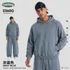 CKX Trend Nueva Sudadera 360G Algodón Puro Felpa Manga Curva Raya Lavada BOXY Sudadera con Capucha Marca Trend