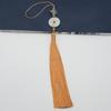 Colgante de abanico con borlas antiguas, directo de fábrica, con hebilla Ruyi Ping An, colgante antiguo, bricolaje, Hanfu, prensado.