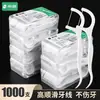 Fio Dental de Polímero de Alta Tensão Ultra Fino Liso Palito de Fio Dental Descartável Palito de Dente Fio Dental Portátil Caixa de Fio Dental Palito de Fio Dental para Limpeza Interdental