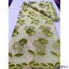 Vestido Retrô Francês com Flores Grandes e Pequenos Diamantes Brilhantes Tecido de Renda Veludo Bordado Renda