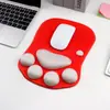 Atacado do Fabricante Mouse Pad, Mouse Pad de Garra de Gato em Silicone Macio, Apoio de Pulso Antiderrapante, Almofada de Apoio para o Pulso, Feito Sob Medida