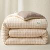 Colcha de Fio Enrugado Classe A Fibra de Soja Colcha de Primavera e Outono Colcha Grossa Quente de Inverno Colcha Cama de Solteiro Dormitório Roupa de Cama