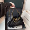 Bolso Tote Estilo Chanel con Patrón de Rejilla, Nuevo Bolso Cruzado Tipo Cubo para el Hombro, Bolso de Mano de una Sola Correa, Bolso Cruzado de Cadena de Alta Gama