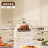 Cubierta Multicapa para Alimentos contra el Polvo, Tapa para Platos, Cubierta de Mesa de Comedor a Prueba de Moscas de Verano, Gadget para el Hogar, Caja para Guardar Sobras de Comida, Cubierta contra el Polvo