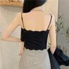 Ropa interior de algodón con espalda hermosa y encaje estilo francés para mujer, push-up envolvente, chaleco de tubo para el pecho, top exterior con almohadilla para el pecho