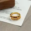 Anillo Abierto de Hilo Cruzado Zirconia con Gota de Aceite Esmalte Rojo Angola Anillo de Apilamiento Personalizado de Gama Alta de Nicho
