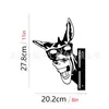 Venta Caliente Transfronteriza Decoración de Jardín y Patio Animales Asomándose Inserciones Vaca, Caballo, Cerdo, Perro, Oveja, Tigre, León, Arte de Hierro