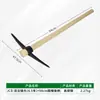 Picareta de aço de duas pontas picareta pequena enxada picareta cruzada de aço manganês brotos de bambu enxada especial solo agrícola mineração materiais medicinais picareta