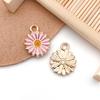 Menina Fofa Coração Flor Rosa Pingente DIY Acessórios para Chaveiro Flor de Cerejeira Colar Pulseira Material de Pingente