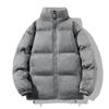 Outono e inverno novo forrado de lã engrossado gola vertical camurça pão terno solto gordo cara plus size casual jovem jaqueta