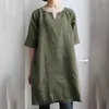 Amazon 2022 Camiseta Casual Artística de Lino de Color Sólido para Mujer con Estampado WISH Chino de Cuello en V y Parte Inferior de Camisa Holgada