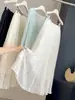 Falda de Malla con Bordado de Lunares Resistente Estilo Suave para Mujer, Falda Plisada de Línea A Elástica de Cintura Alta para Verano, Falda Acampanada Adelgazante