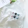 Pendientes Coloridos Dulces de Diseño de Nicho para Mujer, Pendientes de Perla, Dulces y Lindos, Populares Elegantes, Pendientes Compactos de Otoño e Invierno