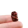 Sándalo Morado Tallado Zodiaco Serpiente Abalorio Espaciador con Agujero Pasante DIY Tendencia Nacional Llavero Personalizado para Teléfono Colgante Pulsera Encanto