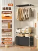 Prateleira de Guarda-Roupa Aberta Estilo Japonês Quarto Casa Metal Guarda-Roupa Quarto de Aluguel Montagem Simples Guarda-Roupa de Ferro