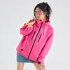 [Estilo Igual ao de Wang Yibo] Jaqueta ao Ar Livre Jaqueta para Homens na Primavera e Outono Estilo Japonês Estilo Meninos Impermeável Zíper Duplo Clipe de Montanhismo