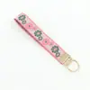 Llavero Bordado con Cinta Tejida Jacquard de Estilo Étnico, Bordado Floral, Pulsera Tejida Hecha a Mano, Colgante Largo Vintage, Fuente de Suministro