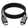 Cable Grande DP a HDMI Interfaz DP 4k 60HZ Pantalla TV Proyector Cable HD DisplayPort