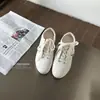 Tênis de Treino Alemão Retrô com Tachas para Mulheres 2026 Novo Estilo Ballet Cadarço Aumento de Altura Casuais Bico Redondo Tênis de Cadarço