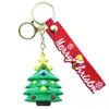 Chaveiro de Boneca de Natal Transfronteiriço Feito de Material Plástico Macio, Pingente de Bolsa Estilo Europeu e Americano, Inclui um Pequeno Pingente da Moda de Presente