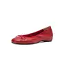 Zapatos tipo bailarina sin cordones, súper suaves y cómodos, con aumento de altura oculto y moño, nuevo modelo para mujer hecho de piel de vacuno de capa superior, adecuados para ir al trabajo y como zapato cómodo para abuela