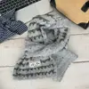 Bufanda de Punto a Rayas Coreana de Lana para Mujer 2025 Nuevo Otoño e Invierno Engrosada Protección para el Cuello Bufanda Cálida Tendencia Decorativa