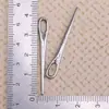 Ferramentas de Costura de Prata Antiga Transfronteiriças Tesouras Botões Liga de Ferro Acessórios de Joias Pingentes DIY Colares Pulseiras Charms