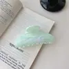 Clip de flor de plumeria transfronterizo de Europa y Estados Unidos, horquilla de flor de bauhinia, festival de alta gama para mujer, clip de tiburón para la parte posterior de la cabeza, accesorios para el cabello