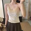 Camisola de terciopelo retro de verano 2023 para mujer, top de tubo corto adelgazante de corte entallado