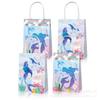 BD058 Amazon Mermaid Ocean Underwater World Shell Party Acompanha Presente Kraft Sacola de Papel