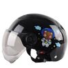 Casco Transfronterizo Coche Eléctrico Femenino Harley Espacio Batería Coche M Pintura de Dibujos Animados Verano Adulto Seguridad Medio Casco