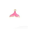 Conjunto de 30 Pingentes Mistos de Liga Metálica Cor Rosa Rosa para Pulseiras, Colares e Acessórios de Joias DIY