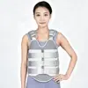 Férula de soporte ajustable de alto nivel para pecho y zona lumbar con doble airbag, férula de soporte transpirable para mujeres y hombres, exportación transfronteriza