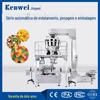 Sistema automático de enchimento, pesagem, embalagem, alimentação, dosagem, enchimento, fechamento, impressão, data, etiquetagem, automático