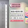 Adhesivo de pared de 2 metros para la altura completa de los niños, pasta de alta precisión, regla para medir la altura del bebé que se puede quitar sin dañar la pared