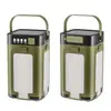 Nueva Lámpara de Camping para Exterior Tres Hojas Plegable Linterna Portátil Lámpara Colgante Plegable Lámpara para Tienda de Casa Lámpara de Camping