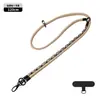 Cordón Transfronterizo para Teléfono Móvil Cruzado 8mm Cordón Tejido para Teléfono Móvil Desmontable Tres en Uno Cordón de Muñeca Cordón Anti-Pérdida