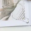 Corrente para Clavícula de Design Exclusivo Acessório Versátil Moda Europeia e Americana Estilo Simples Ins Coração Brilhante Colar de Aço Titânio para Mulheres