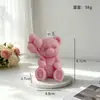 Vela Aromática Urso Balão Estilo Ins Vela em Formato de Ursinho de Pelúcia Vela Aromática para Presente de Feriado Festa de Aniversário