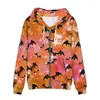 Abrigo de Otoño e Invierno para Hombre Estación Independiente de Amazon Sudadera con Capucha y Cremallera de Moda con Personalidad de Fantasma de Halloween