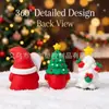 Materiales para decoración DIY de escena navideña transfronteriza: Papá Noel, muñeco de nieve, árbol de Navidad, renos, adornos de micro paisajismo