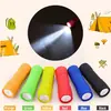 Lanterna Portátil Mini Nove Contas de Lâmpada XPE Iluminação Forte Usando 3 Pilhas AAA Bolso Outdoor Lanterna de Emergência Presentes para Crianças