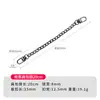 Cadena de aluminio para bolsos de mujer, accesorios de cadena, cadena de metal de repuesto, cadena de bolso pulida de cuatro lados, accesorios para correa de hombro de bolso cruzado