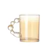 Copo de vidro para atacado copo de água para casa copo de café da manhã estilo ins copo de cerveja copo de suco café copo de bolhas copo de bolhas
