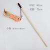 Nuevo teaser de madera para gatos de los fabricantes con campana de plumas y juguete de ratón para gatos, juguetes interactivos para gatos y suministros para gatos
