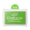 Almohadilla de tinta para pintura de dedos graffiti DIY para niños, almohadilla de tinta de color de cintura cóncava, mesa de impresión, 15 colores, sello de goma, sello para cuenta a mano, mesa de impresión