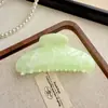 Presilha de Cabelo Flor de Plumeria Degradê Transfronteiriça da Amazon com Padrões Fluidos, Elegante Presilha de Cabelo Meio Preso com Padrão Mármore